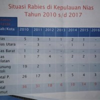 Situasi Rabies P Nias 2010-2017
